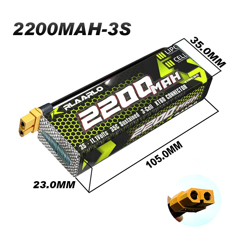 Power Up Your Ride 111V 2200mAh 3S Lipo Battery with XT60